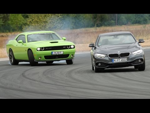 Youtube: BMW 428i vs. Dodge Challenger SRT - Review/ Test/ Fahrbericht/ Sound