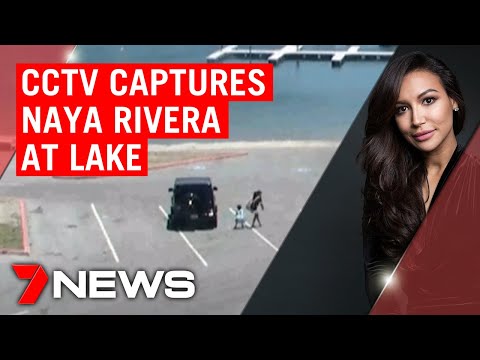 Youtube: CCTV has captured Naya Rivera at Lake Piru, where it's suspected she drowned | 7NEWS