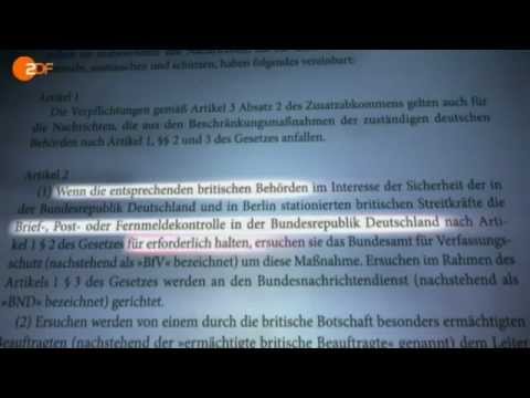 Youtube: Die Sonderrechte der Alliierten für die Überwachung der BRD-Bürger - Frontal21 vom 20.11.2012