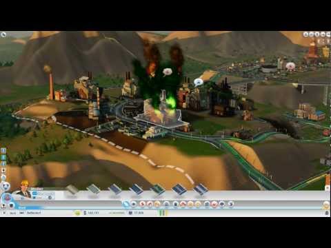 Youtube: Sim City Multiplayer Gameplay preview # 3 [Ger] HD Grüne Flammen Peng