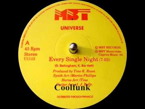 Youtube: Universe - Every Single Night (12" Electro Disco-Funk 1984)