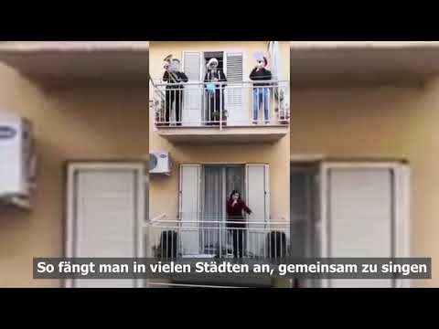 Youtube: Emotional: Italien singt sich durch die Krise!