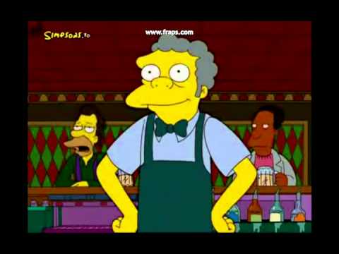 Youtube: Die Simpsons   Made in America Zitat in Moes Bar