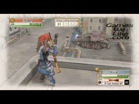 Youtube: Valkyria Chronicles Gameplay Sample