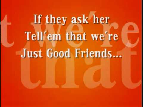 Youtube: Michael Jackson-Just Good Friends with Lyrics