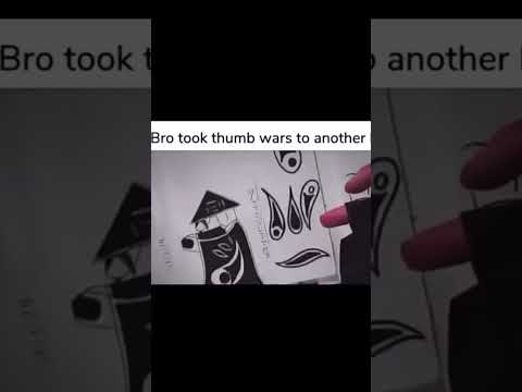Youtube: Best thumb war level😭