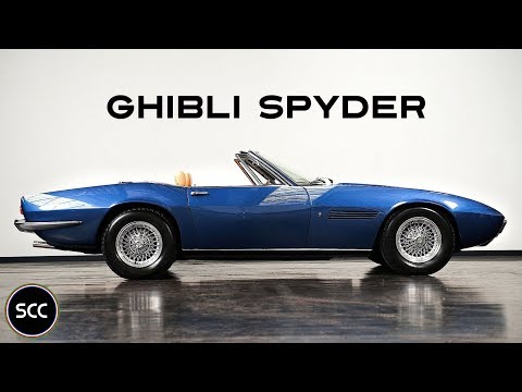 Youtube: MASERATI GHIBLI SPYDER 4.7 1970 - Modest test drive - V8 Engine sound - Classic Spider | SCC TV