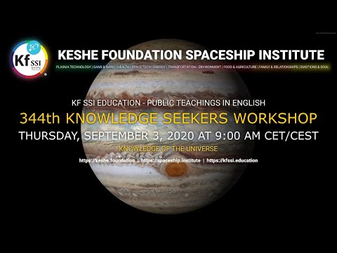 Youtube: 344th Knowledge Seekers Workshop; September 3, 2020