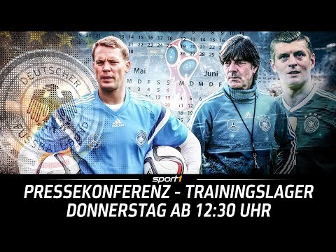 Youtube: ReLIVE 🔴 | DFB-Pressekonferenz aus dem Trainingslager | 24.05. | WM 2018 | SPORT1