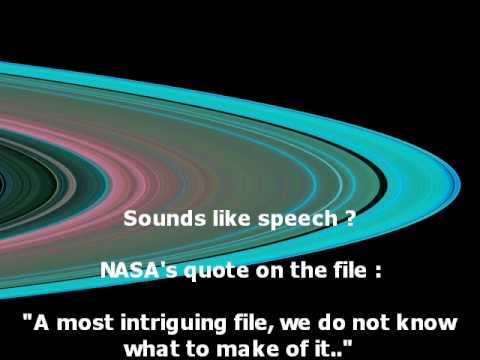 Youtube: Alien Speech? Found in NASA's Saturn Radio Signal