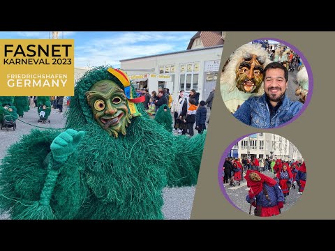 Youtube: Fasnet/Fasching Karneval 2023 Parade in Friedrichshafen Germany 🇩🇪
