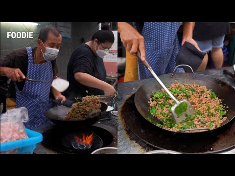 Youtube: This stall in Bangkok has been selling 10 Baht Basil Pork Rice for 50 years! Amazing Frying Skills!