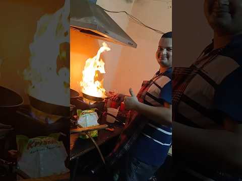 Youtube: Working In Kitchen With Big Fire Flame On Wok 😉🔥👨‍🍳 #chef #fire #shorts #viral #work #ashortaday