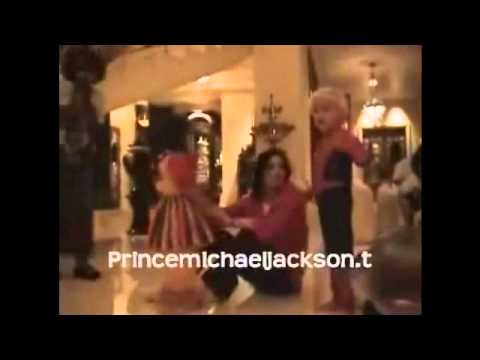 Youtube: Michael Jackson kids Prince and Paris home videos