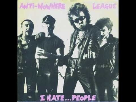 Youtube: Anti Nowhere League - I hate people
