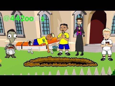 Youtube: 🇧🇷BRAZIL vs GERMANY 1-7🇩🇪 Highlights Goals (World Cup 2014 Semi-Final Cartoon 8.7.14)