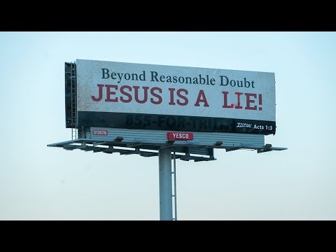 Youtube: Jesus Is A Lie - Billboard Liberation