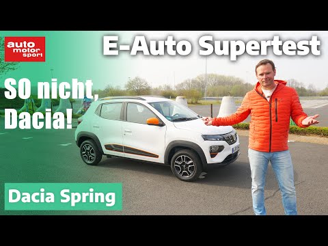 Youtube: Dacia Spring: So nicht, Dacia! - E-Auto Supertest | auto motor und sport