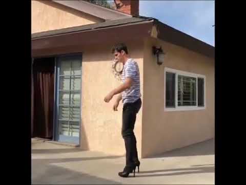 Youtube: Doing a backflip in high heels (ftp video)