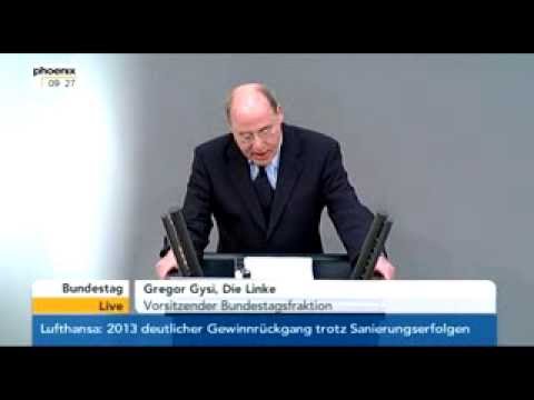 Youtube: Bundestag: Gysi redet Klartext über die Ukraine & Swoboda & Putin (deutsch / english)
