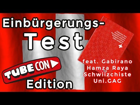 Youtube: Einbürgerungstest Vol. 1 - feat. Gabirano, Hamza, Robin, Julian & Ramin I Büsser