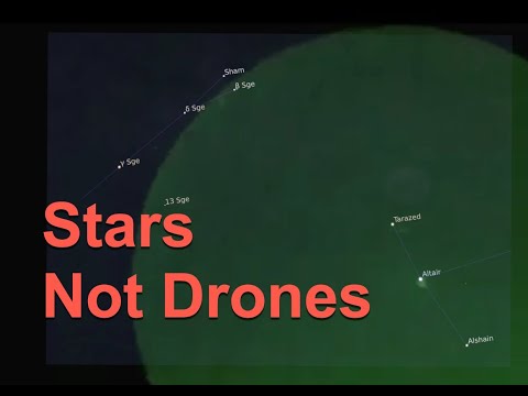 Youtube: The US Navy Thinks These Stars are Drones.