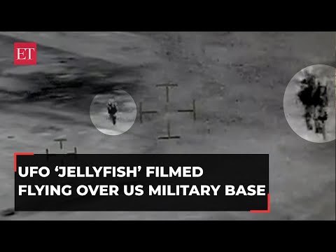 Youtube: UFO caught on cam: Leaked video shows 'Jellyfish' UAP allegedly flying over US military base in Iraq