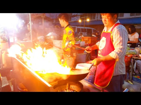 Youtube: Amazing Wok Skills! Cooking Egg Fried Rice, Fried Noodles, & More - Cambodia Street Food