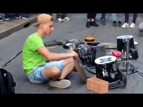 Youtube: Damat - Techno street drummer - part 2 of 2