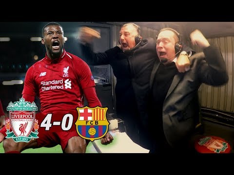 Youtube: 'CORNER TAKEN QUICKLY... ORIGI' | Liverpool 4-0 Barcelona: Commentator Reactions