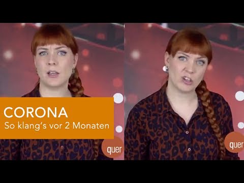 Youtube: CORONA - Vor zwei Monaten klang das noch anders!
