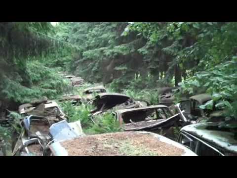 Youtube: Auto graveyard in Belgium