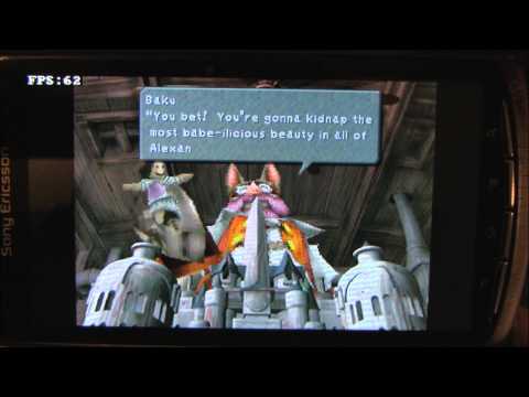 Youtube: Xperia Play FPSE Final Fantasy 9