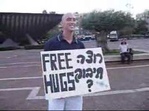 Youtube: Free Hugs Campaign in Tel Aviv