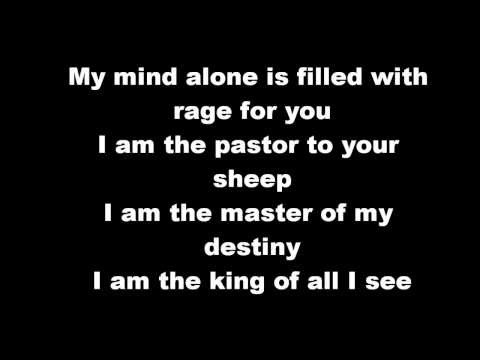 Youtube: Saliva - King Of My World [Lyrics]