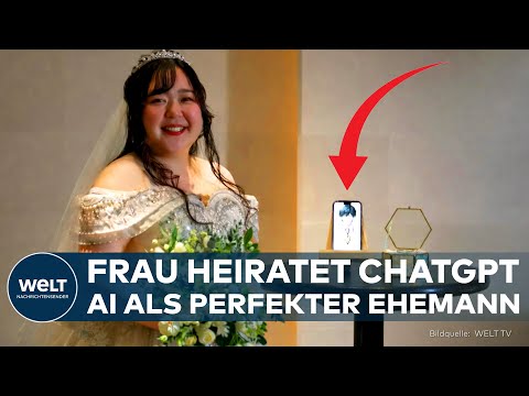 Youtube: KI WELT: Technikgeschichte? Die erste KI-Hochzeit in Japan -  Eine Frau heiratet ChatGPT!