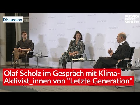 Youtube: Kanzlerkandidat Olaf Scholz spricht mit Klima-Aktivist_innen von "Letzte Generation"