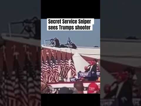 Youtube: Trump Caught in the Crosshairs! The Moment Secret Service Sniper Spot Assassin #secretservice