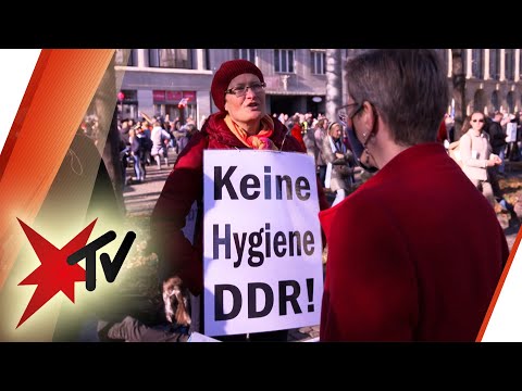 Youtube: Covid-19-Genesene auf Querdenken-Demo in Leipzig: Versuch eines Dialogs | stern TV