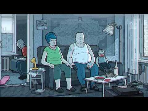 Youtube: THE SIMPSONS. Russian Art Film Version // Симпсоны. Артхаусная русская версия