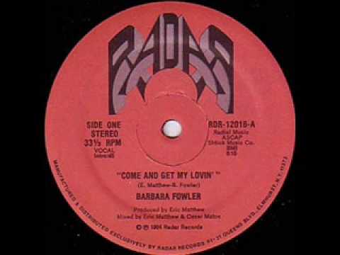 Youtube: Barbara Fowler - Come And Get My Lovin