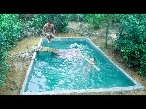 Youtube: Build Swimming Pool Around Underground House-Part5