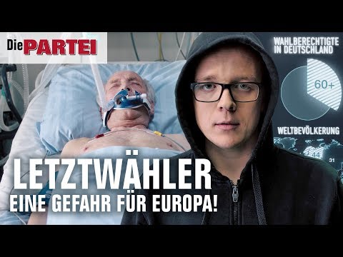 Youtube: LETZTWÄHLER - EINE GEFAHR FÜR EUROPA! | Wahlwerbespot zur Europawahl 2019 | Die PARTEI