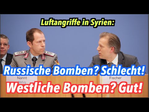 Youtube: Luftangriffe in Syrien: Russische Bomben? Schlecht! Westliche Bomben? Gut!