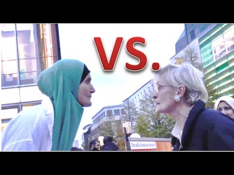 Youtube: DEUTSCHE VS. MUSLIMA  | Oma beleidigt den Islam