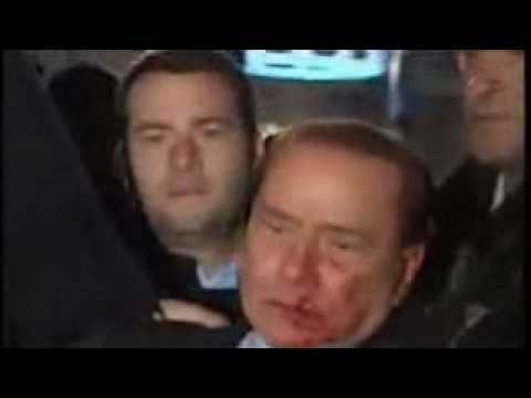 Youtube: BERLUSCONI FERITO A MILANO DA TARTAGLIA