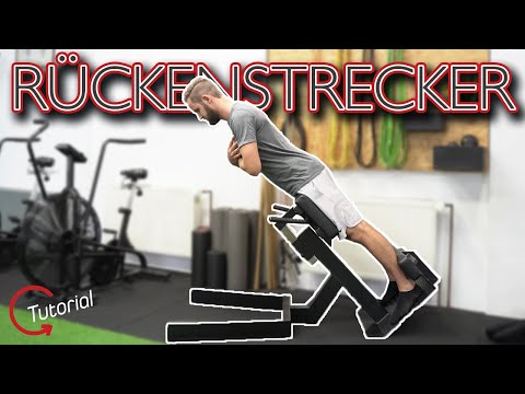 Youtube: Backextensions/Hyperextensions - Die richtige Technik beim Rückenstrecker |  Tutorial | Kernfit