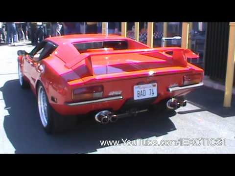 Youtube: DeTomaso Pantera INSANE Startup