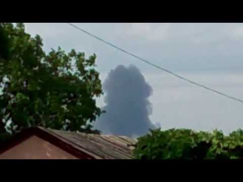 Youtube: Video of Malaysian passenger airliner MH17 crash near Russia-Ukraine border [7/17/14]