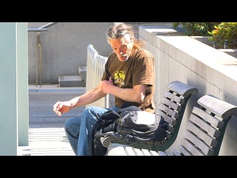 Youtube: Homeless Man Does Breathtaking Act Social Experiment